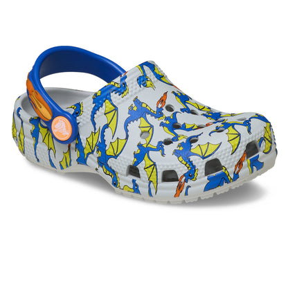 CROCS Classic Dragon Graphic Clog Toddler Kids Lifestyle Shoes - Supersports Thailand