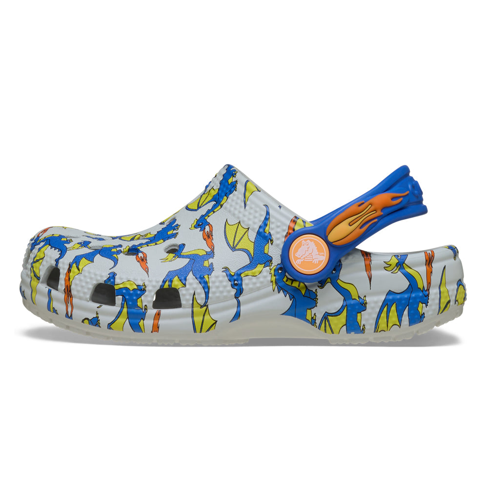 CROCS Classic Dragon Graphic Clog Toddler Kids Lifestyle Shoes - Supersports Thailand Supersports Thailand