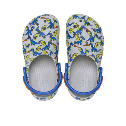 CROCS Classic Dragon Graphic Clog Toddler Kids Lifestyle Shoes - Supersports Thailand