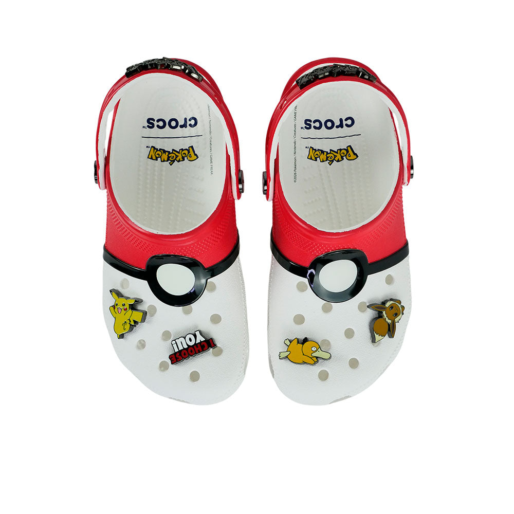 CROCS Classic x Pokémon Poké Ball Clog รองเท้าลำลองผู้ใหญ่ Supersports Thailand