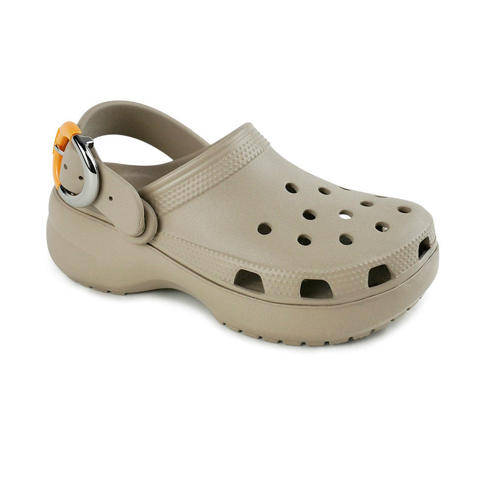 CROCS Classic Platform Dipped Buckle Clog รองเท้าลำลองผู้หญิง Supersports Thailand