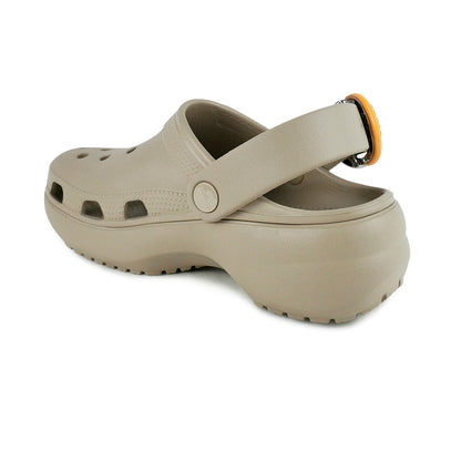 CROCS Classic Platform Dipped Buckle Clog รองเท้าลำลองผู้หญิง