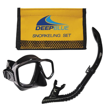 Deep Blue Bora Snorkeling Set Black - 2