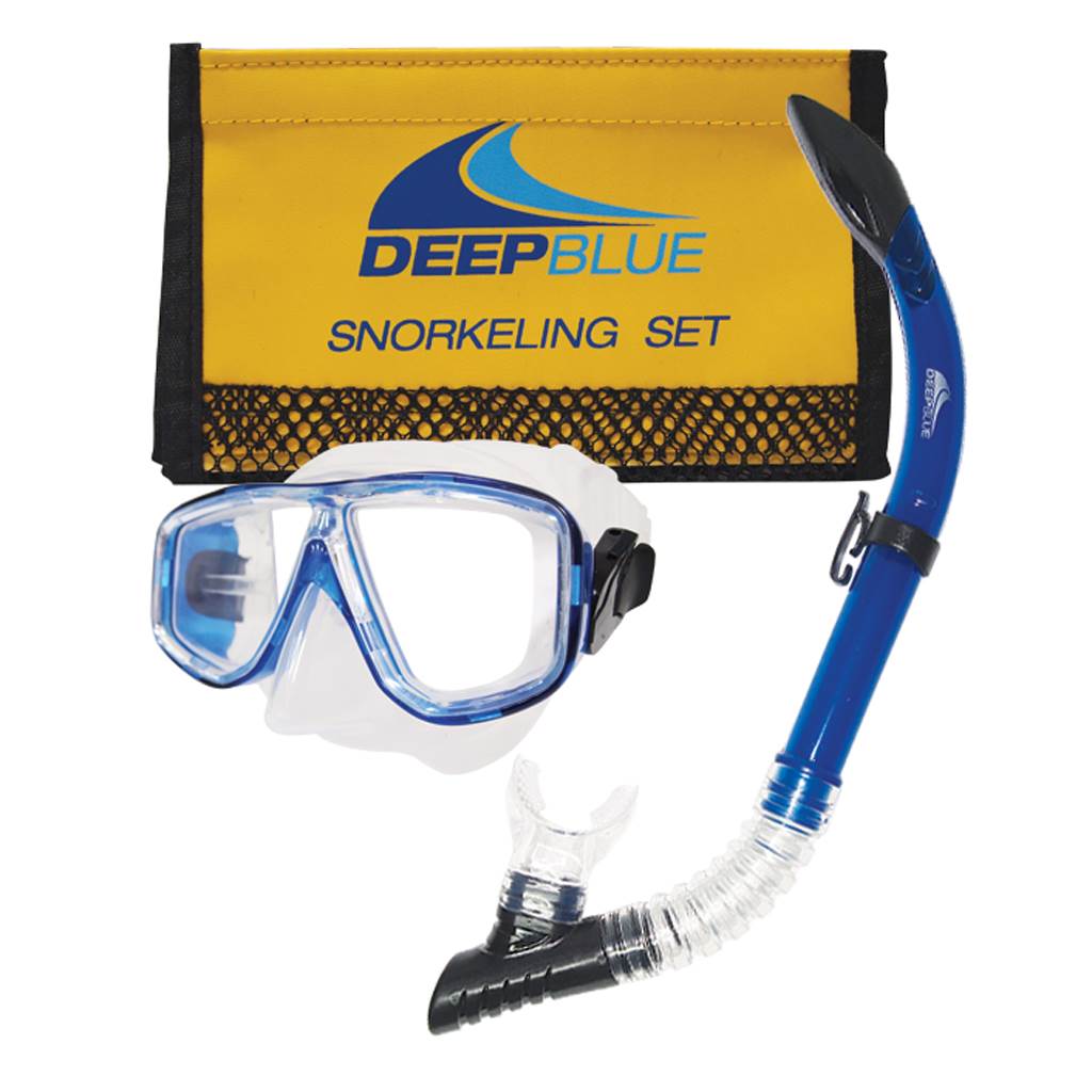 Deep Blue Bora Snorkeling Set Blue - 2 Supersports Thailand