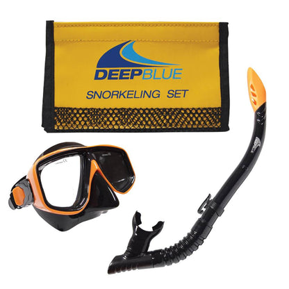 Deep Blue Bora Snorkeling Set Orange - 2