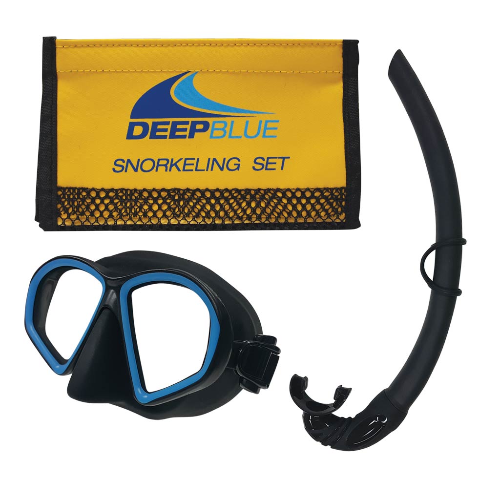 Deep Blue Covert Snorkeling Set Blue - 2 Supersports Thailand
