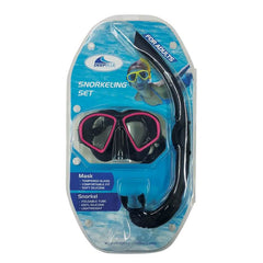 Deep Blue Covert Snorkeling Set Pink - 1