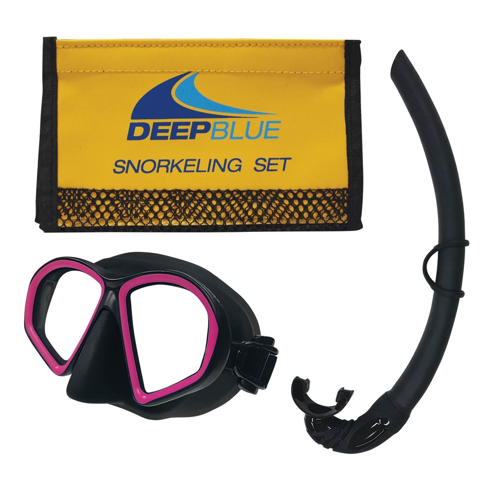 Deep Blue Covert Snorkeling Set Pink - 2 Supersports Thailand