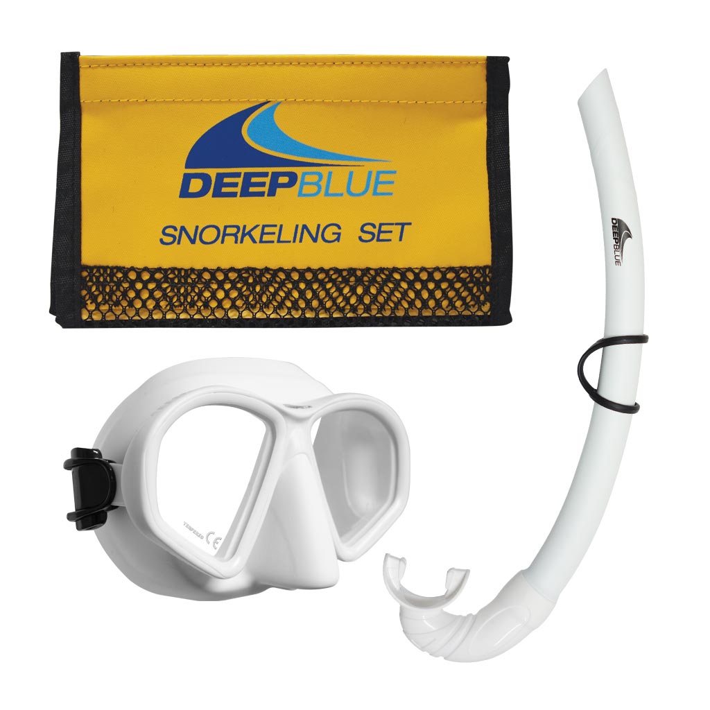 Deep Blue Covert Snorkeling Set White - Supersports Thailand