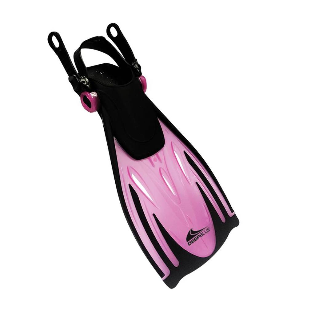 Deep Blue Speed1 Junior Fins Pink - Supersports Thailand