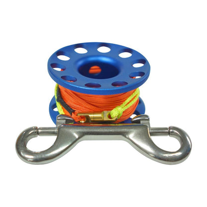 Deep Blue Finger Reel Aluminium 15m - 1