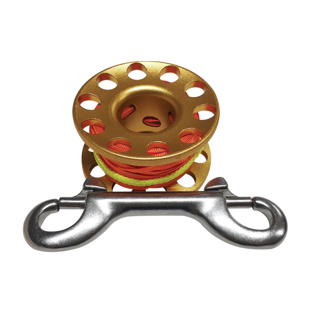 Deep Blue Finger Reel Aluminium 15m - 3