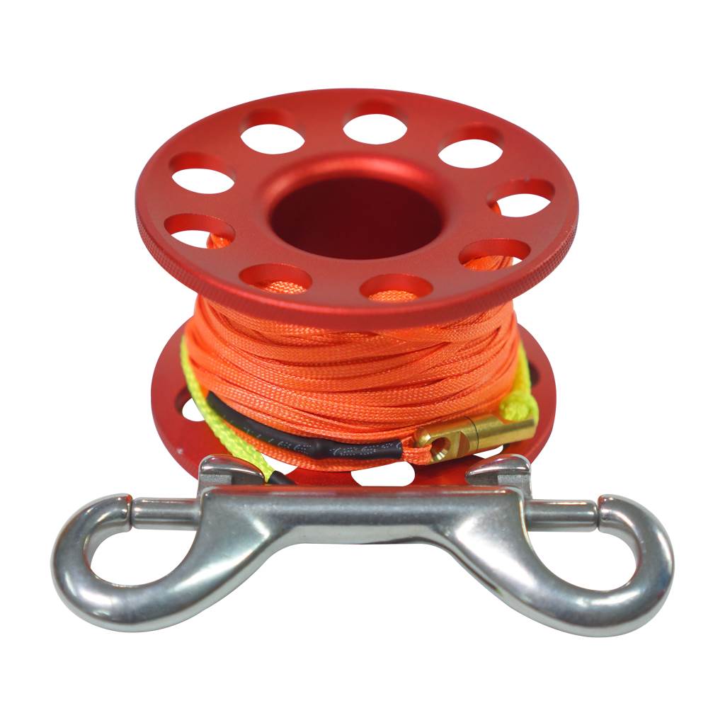 Deep Blue Finger Reel Aluminium 30m - 6