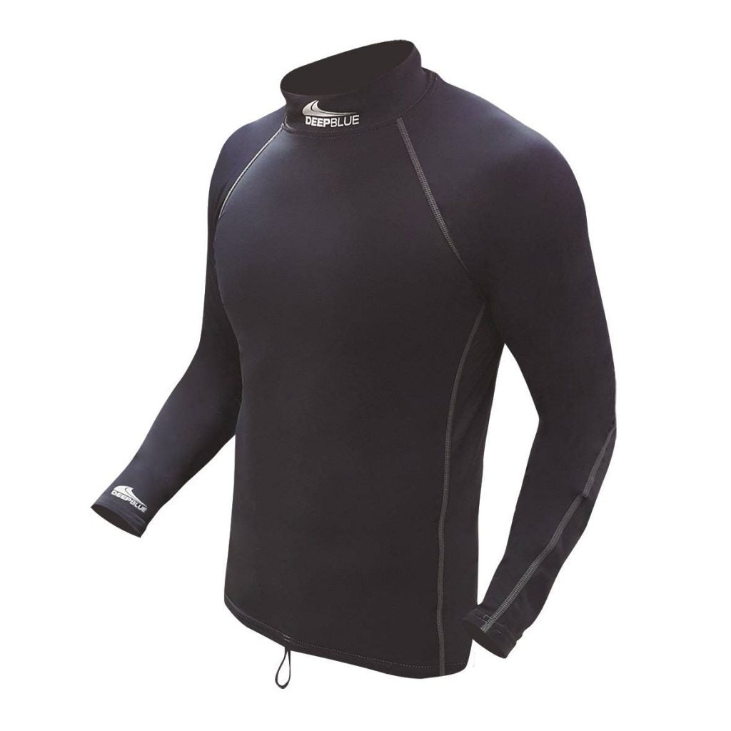 Deep Blue Icon Rash Guard Black - 1 Supersports Thailand