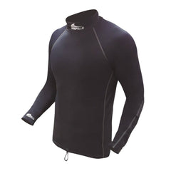Deep Blue Icon Rash Guard Black - 1