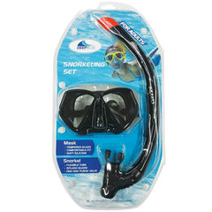 Deep Blue Mako Snorkeling Set Black - 1