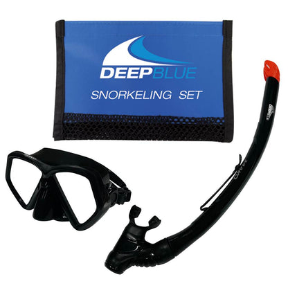 Deep Blue Mako Snorkeling Set Black - 2
