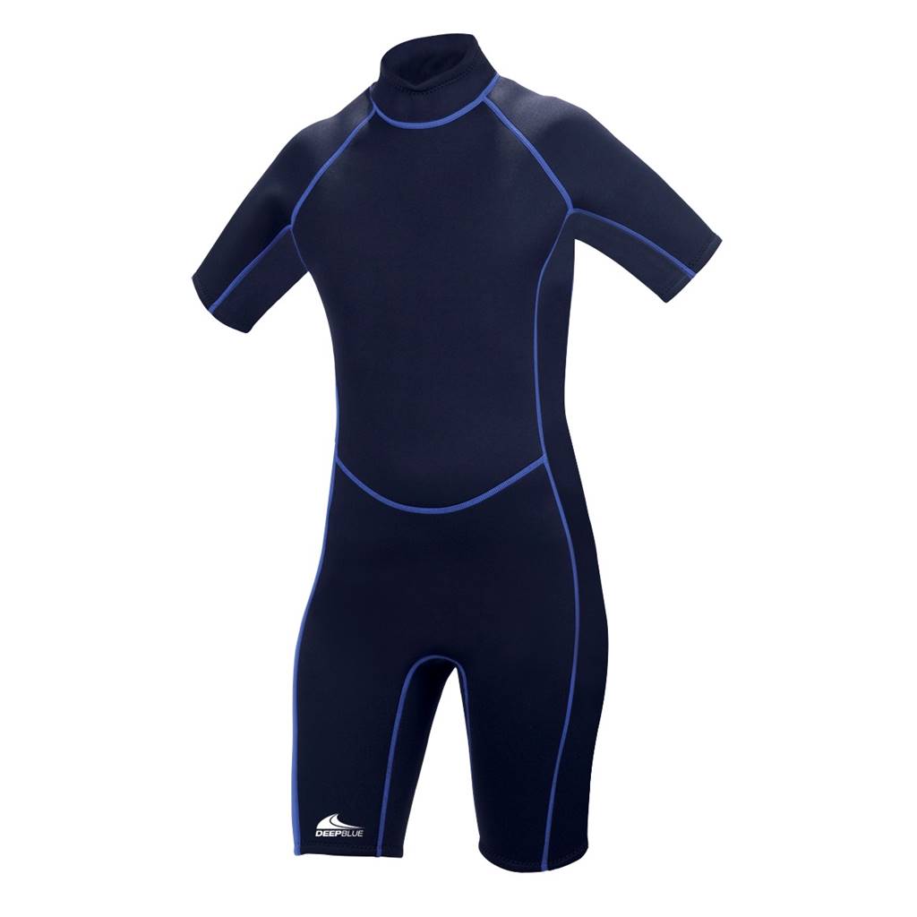 Deep Blue Sportflex Shorty Wetsuit 3mm - Black - 1 Supersports Thailand