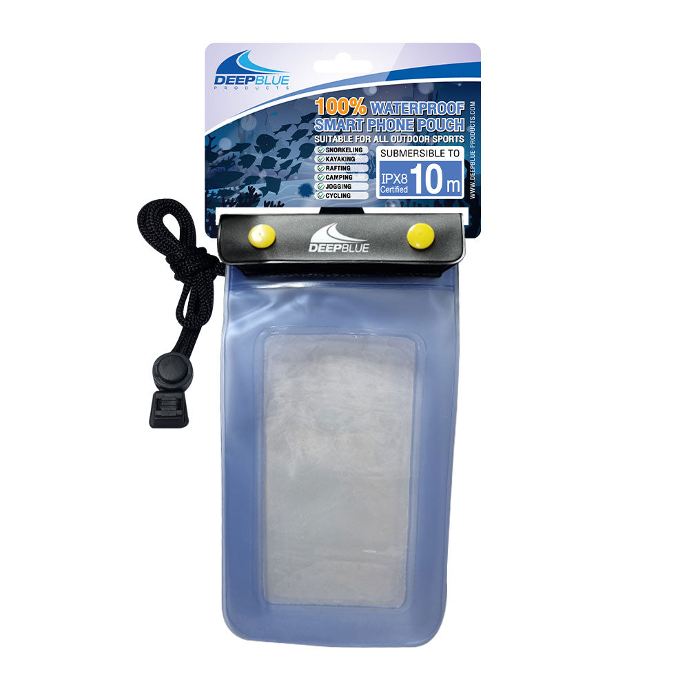 Deep Blue Waterproof Smart Phone Pouch - 1