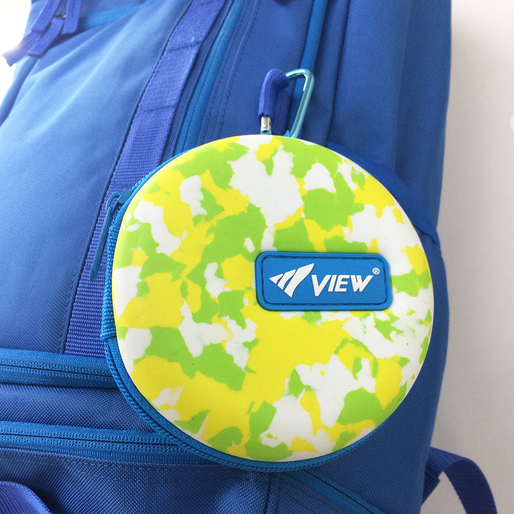 VIEW กล่องใส่แว่นตาว่ายน้ำ VA1301H สีเขียวมะนาวเหลือง - 3 Supersports Thailand