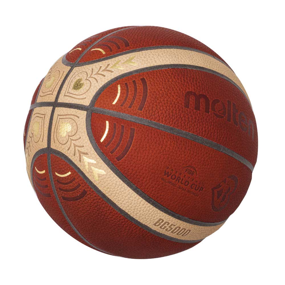 MOLTEN บาสเก็ตบอล หนังแท้ B7G5000-M3P World Cup เบอร์ 7 FIBA Approved - 3