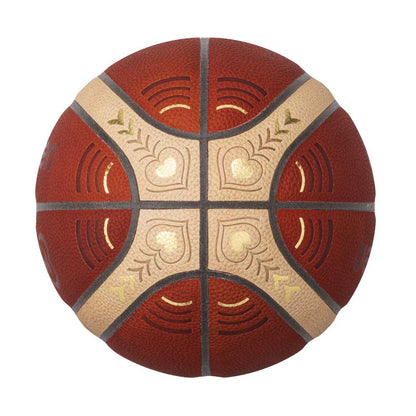 MOLTEN บาสเก็ตบอล หนังแท้ B7G5000-M3P World Cup เบอร์ 7 FIBA Approved - 5