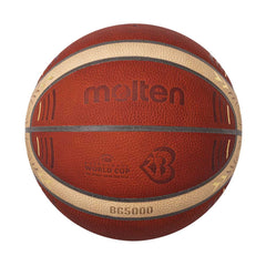 MOLTEN บาสเก็ตบอล หนังแท้ B7G5000-M3P World Cup เบอร์ 7 FIBA Approved - 1