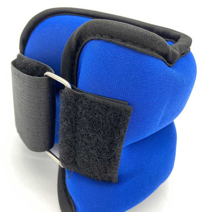EXERCISE ถุงทรายข้อเท้า/ข้อมือ ขนาดน้ำหนัก 2กก./คู่ AB3719B ผ้า Neoprene สีน้ำเงิน - 3