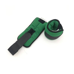 EXERCISE ถุงทรายข้อเท้า/ข้อมือ ขนาดน้ำหนัก 3กก./คู่ AB3719C ผ้า Neoprene สีเขียว - 1