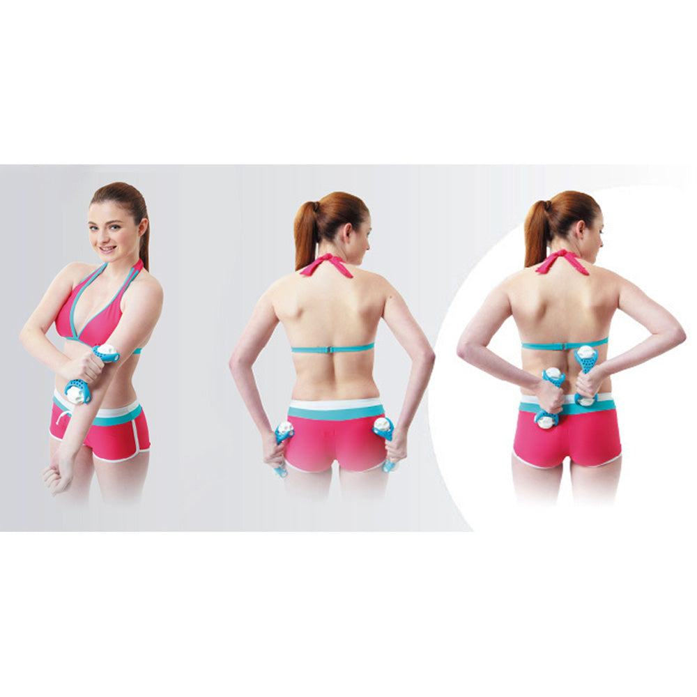 THAISPORTS ลูกกลิ้งนวดตัว H-1329 สีฟ้า - 3