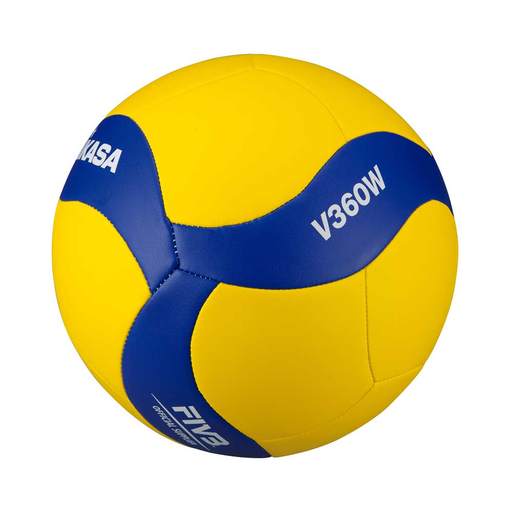 MIKASA วอลเลย์บอล V360W เบอร์ 5 สีเหลือง/น้ำเงิน - 5 Supersports Thailand