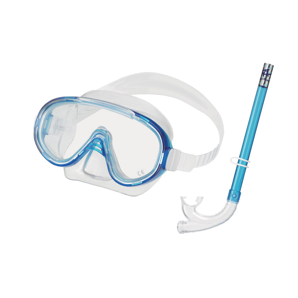 REEF TOURER หน้ากากดำน้ำชุด รุ่น RC9105 สีฟ้า - 1
