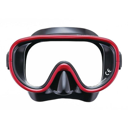REEF TOURER หน้ากากดำน้ำชุด รุ่น RC9104 สีดำ/แดง - 2