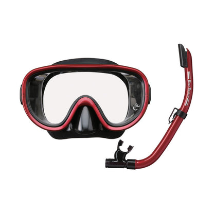 REEF TOURER หน้ากากดำน้ำชุด รุ่น RC9104 สีดำ/แดง - 1