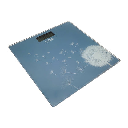 EXEO เครื่องชั่งน้ำหนัก ดิจิทอล EB9460 150kg. ลายดอกหญ้าพื้นฟ้า - 1
