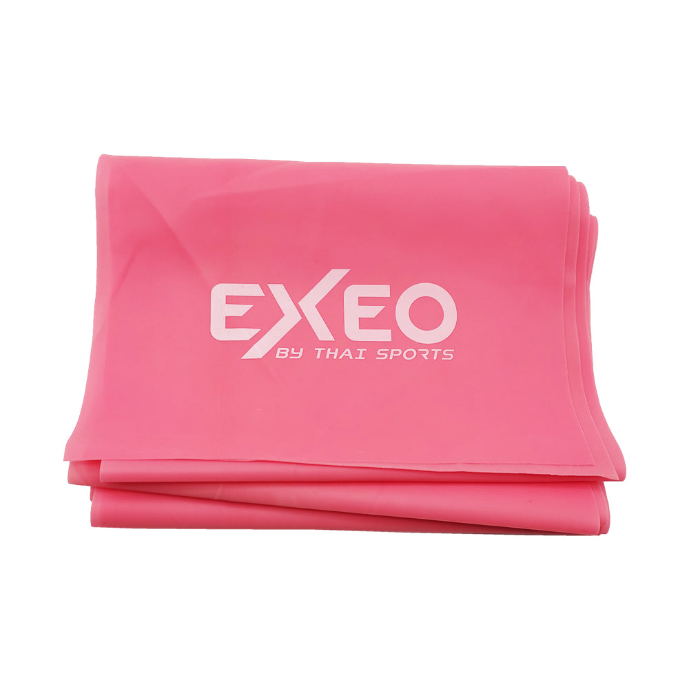 EXEO แถบยางยืดเหยียด Elastic Band 0.30mm. สีชมพู - 2