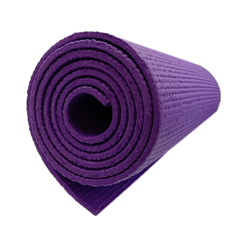 EXEO แผ่นรองออกกำลังกาย / เสื่อโยคะ PVC AB8004  6 mm. สีม่วง - 2