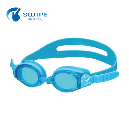 VIEW แว่นตาว่ายน้ำเด็ก 4-9 ปี ซิลิโคน V730JASA สีฟ้า - 1