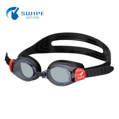VIEW แว่นตาว่ายน้ำเด็ก 4-9 ปี ซิลิโคน V730JASA สีดำ - 1