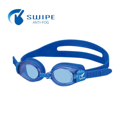 VIEW แว่นตาว่ายน้ำเด็ก 4-9 ปี ซิลิโคน V730JASA สีน้ำเงิน - 1