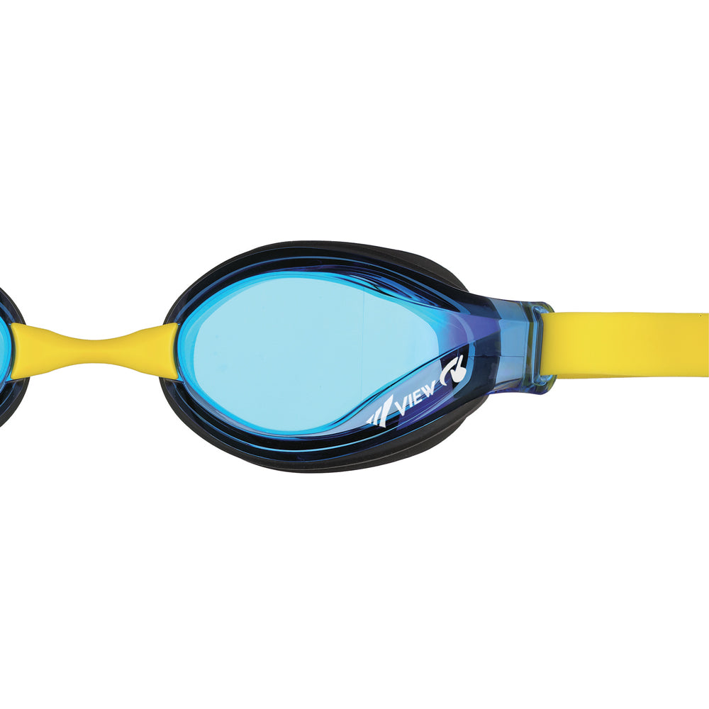 VIEW แว่นตาว่ายน้ำเด็ก 6-12 ปี V760JASAM เลนส์ฉาบปรอท สีน้ำเงิน ปรอทน้ำเงิน - 2