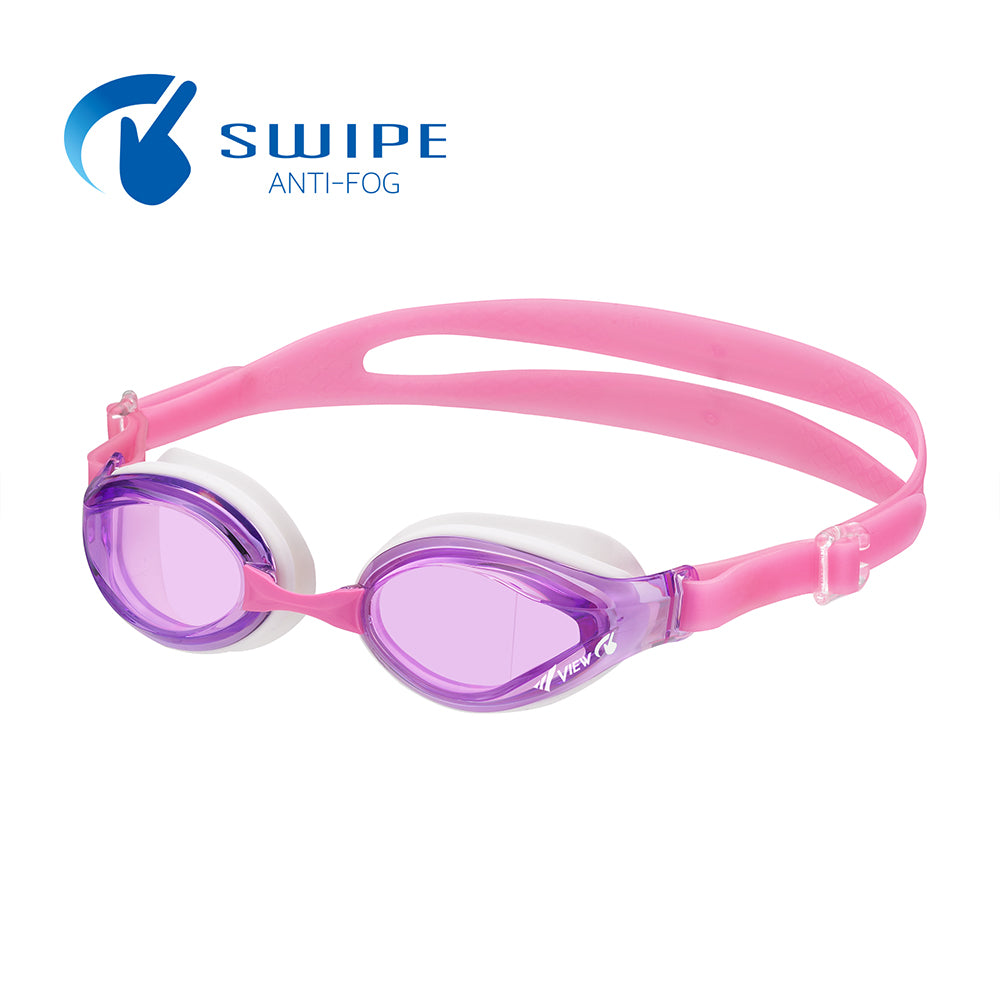 VIEW แว่นตาว่ายน้ำเด็ก 6-12 ปี V760JASA สีม่วง - 1
