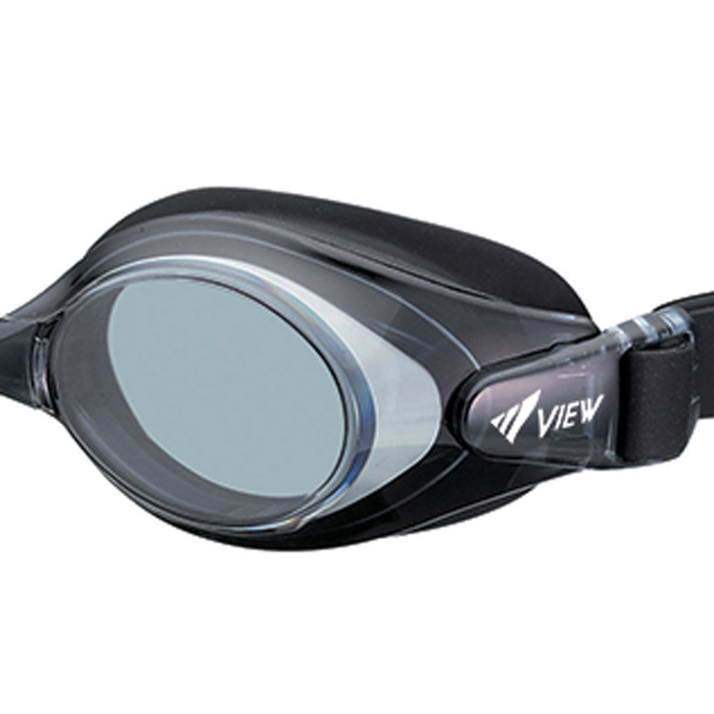 VIEW แว่นตาว่ายน้ำ สายตาสั้น เด็ก 6-12 ปี V740SOP ค่าสายตาสั้น -4.0 สีดำ - 2 Supersports Thailand