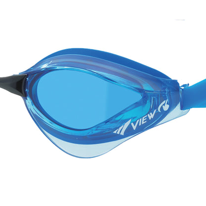 VIEW แว่นตาว่ายน้ำ แข่งขัน V230ASAC สีฟ้า FINA Approved - 2