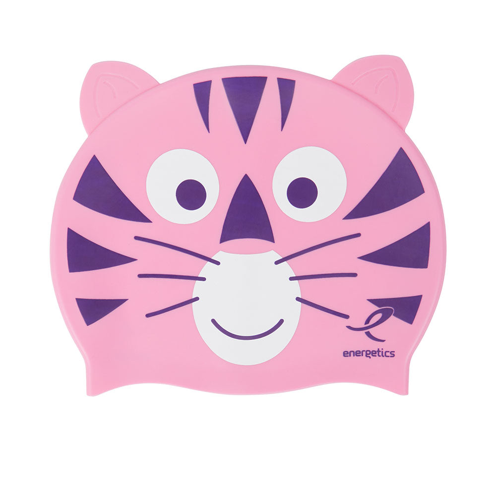 ENERGETICS Silicone Tiger Pink Kids Swim Cap - Supersports Thailand Supersports Thailand