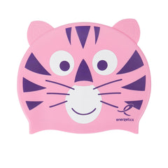ENERGETICS Silicone Tiger Pink Kids Swim Cap - Supersports Thailand