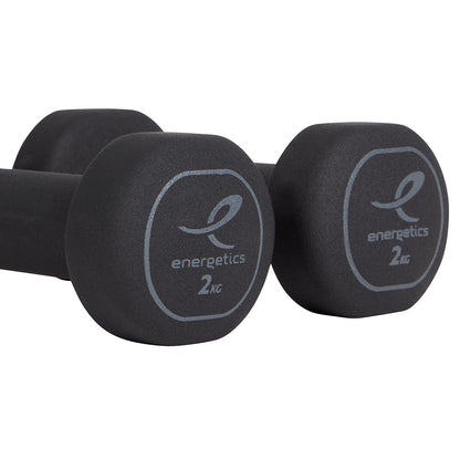 ENERGETICS Neoprene 2KG Dumbbell (1 Pair)