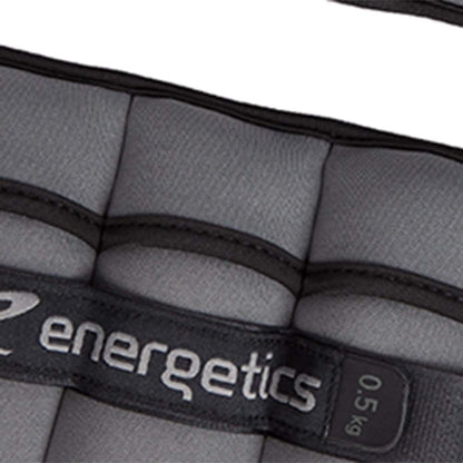 ENERGETICS Black 0.5KG สายรัดถ่วงน้ำหนักข้อเท้า/ข้อมือ