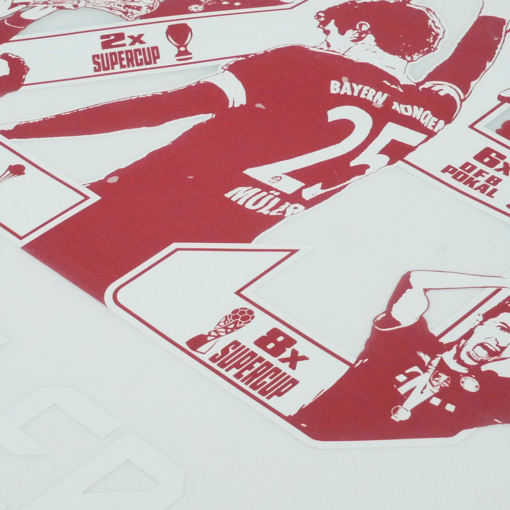 FC BAYERN MUNCHEN Thomas Muller 25 Home เบอร์สกรีนเสื้อ