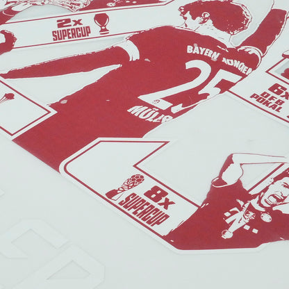 FC BAYERN MUNCHEN Thomas Muller 25 Home เบอร์สกรีนเสื้อ